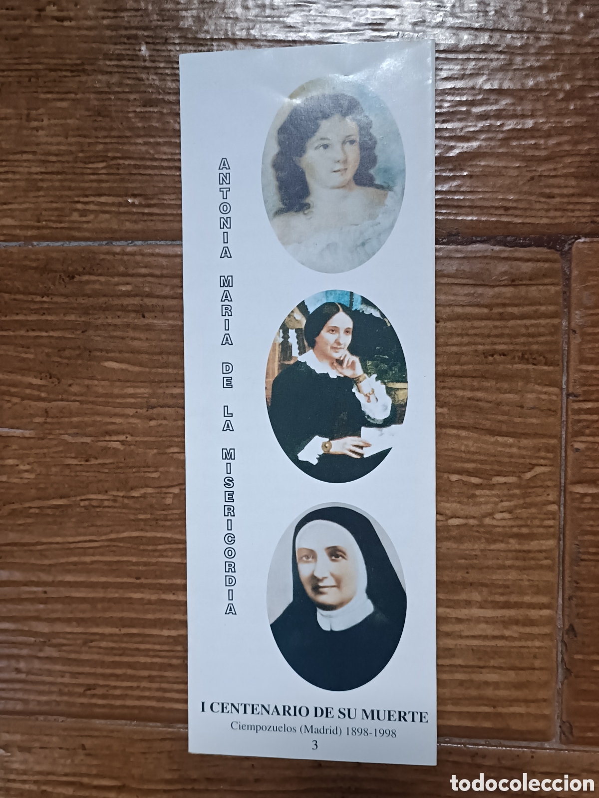 Cartes Postales: Programaci&oacute;n I Centenario de su Muerte Antonia Mar&iacute;a de la Misericordia 1898-1998