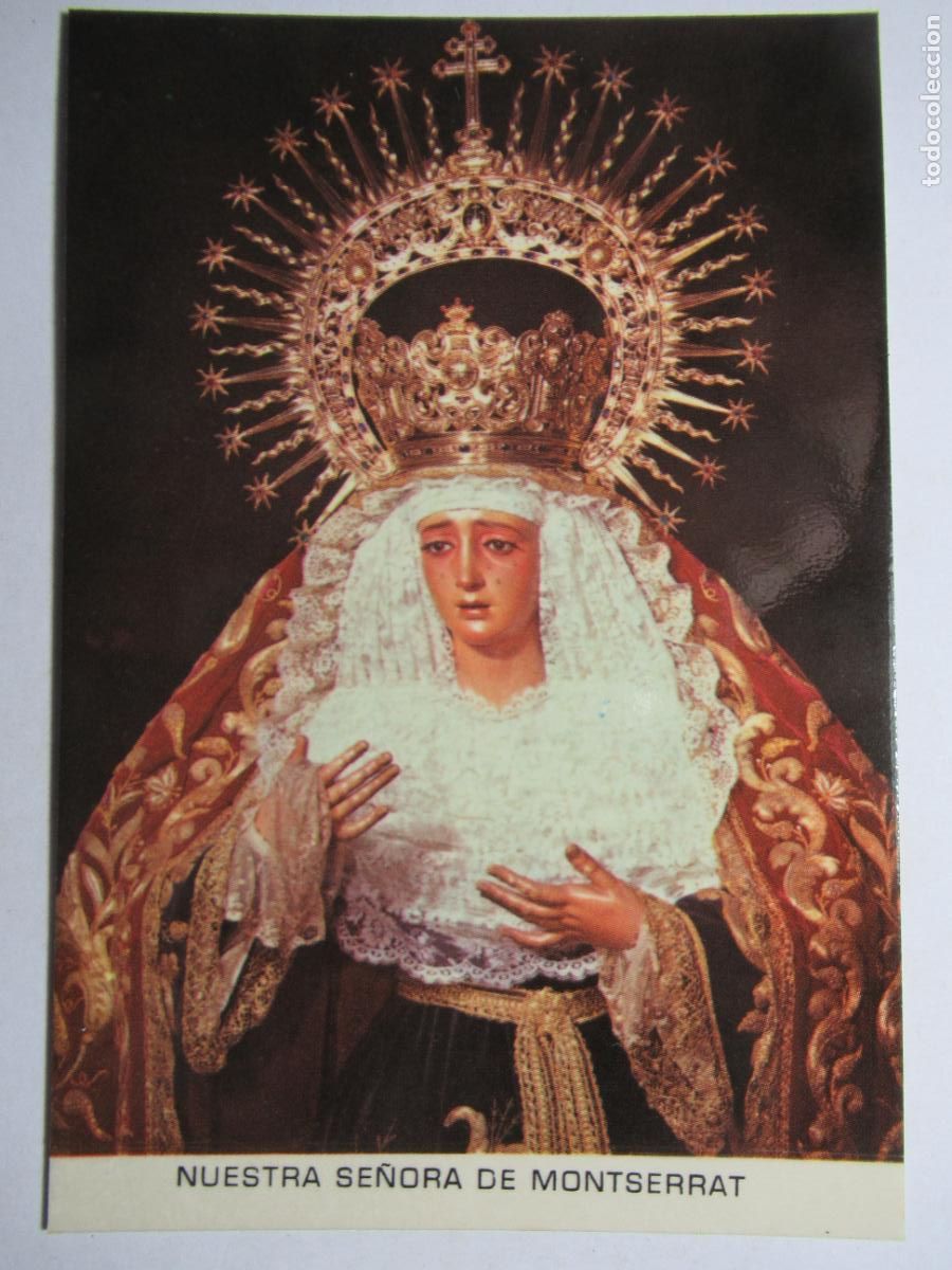Postais: Nuestra Se&ntilde;ora de Montserrat - 11 x 7,5 cm.
