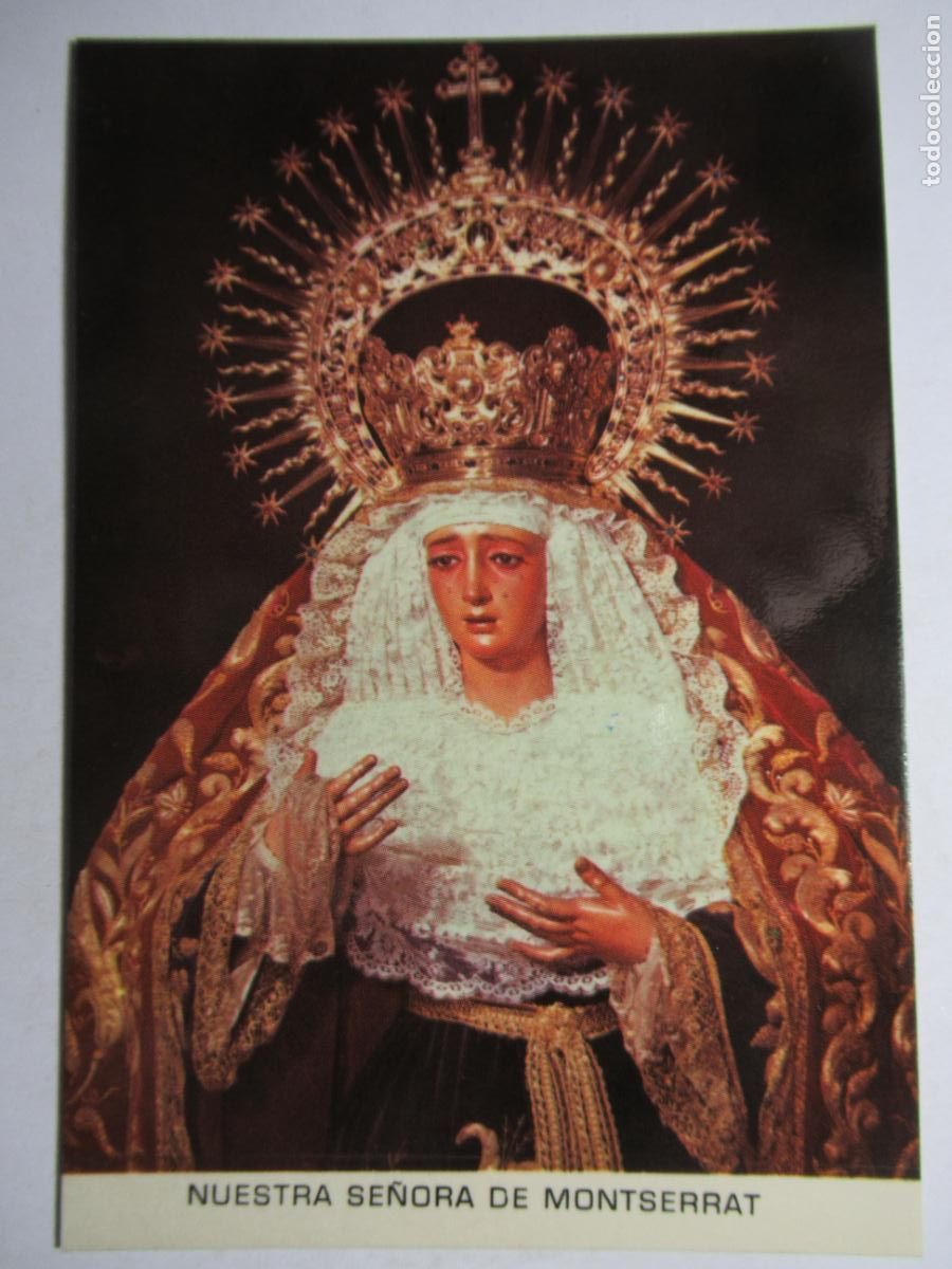 Postais: Nuestra Se&ntilde;ora de Montserrat - 11 x 7,5 cm.