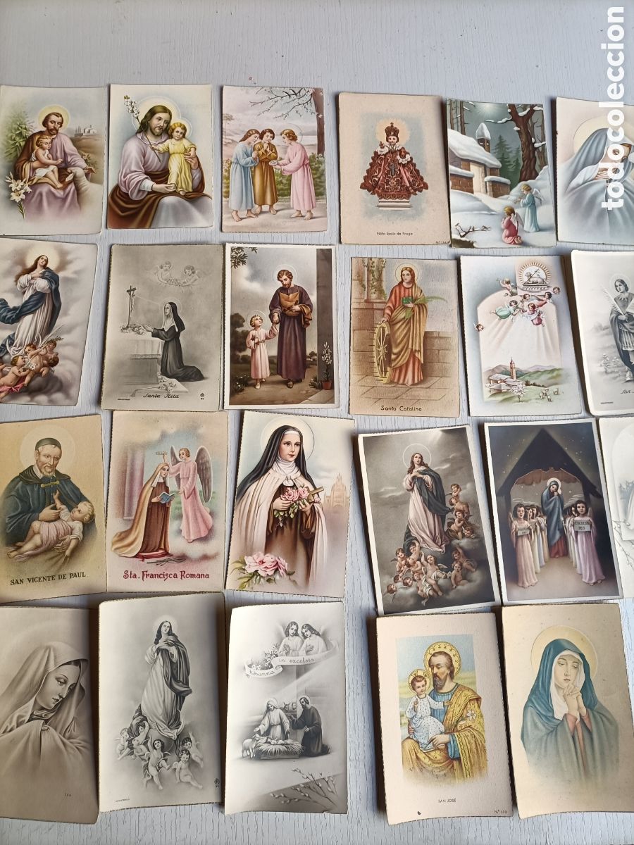 Cartes Postales: 23 postales estampas religiosas