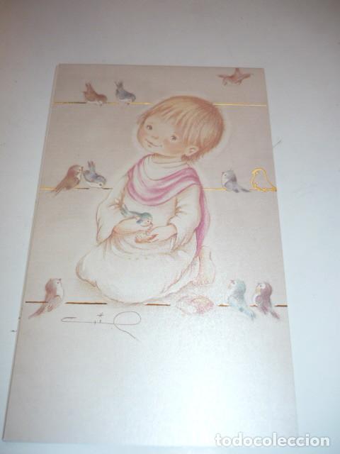 Postales: RECORDATORIO COMUNION *CRIS* - EDICIONES SUBI 5924-4 - A&Ntilde;O 1988