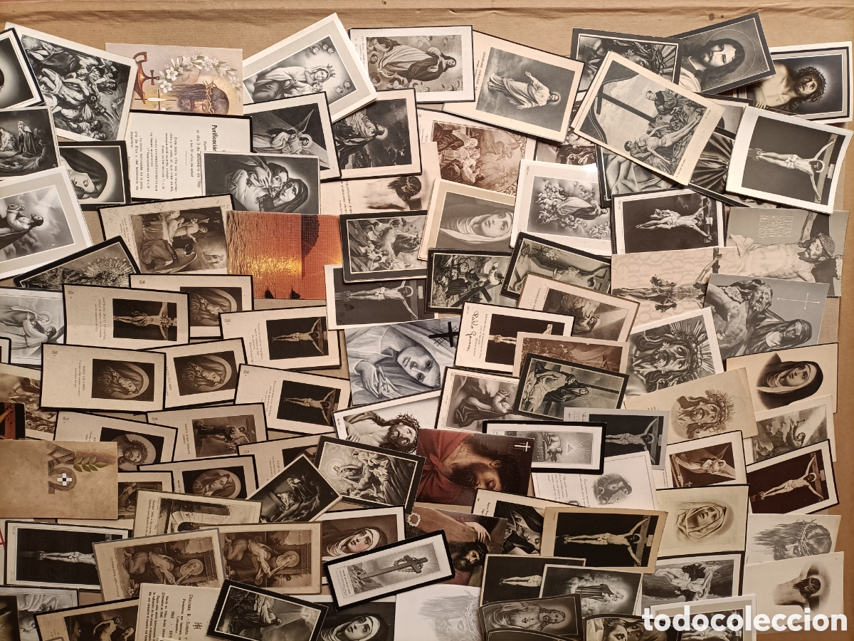 Postales: Lote de 184 recordatorio funerarios - Foto 2