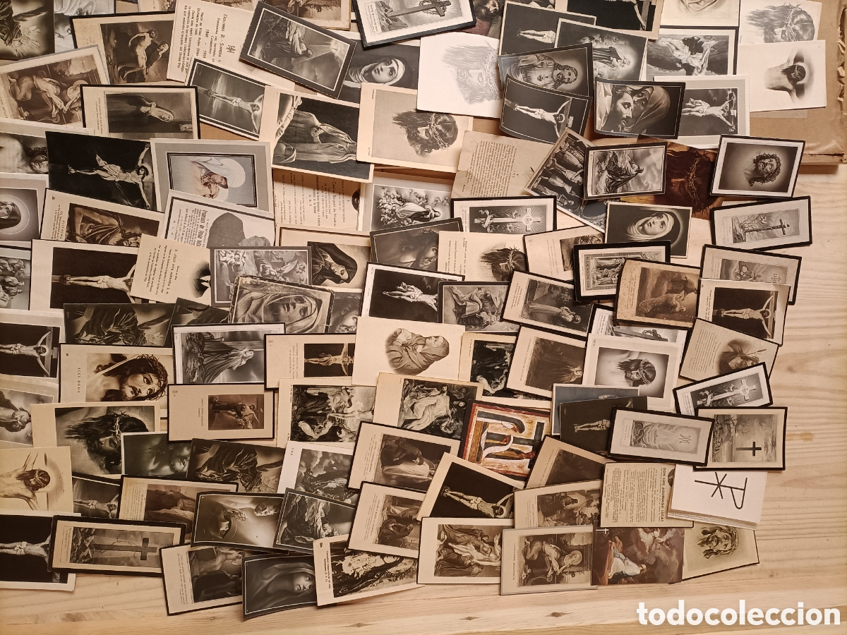 Postales: Lote de 184 recordatorio funerarios - Foto 3