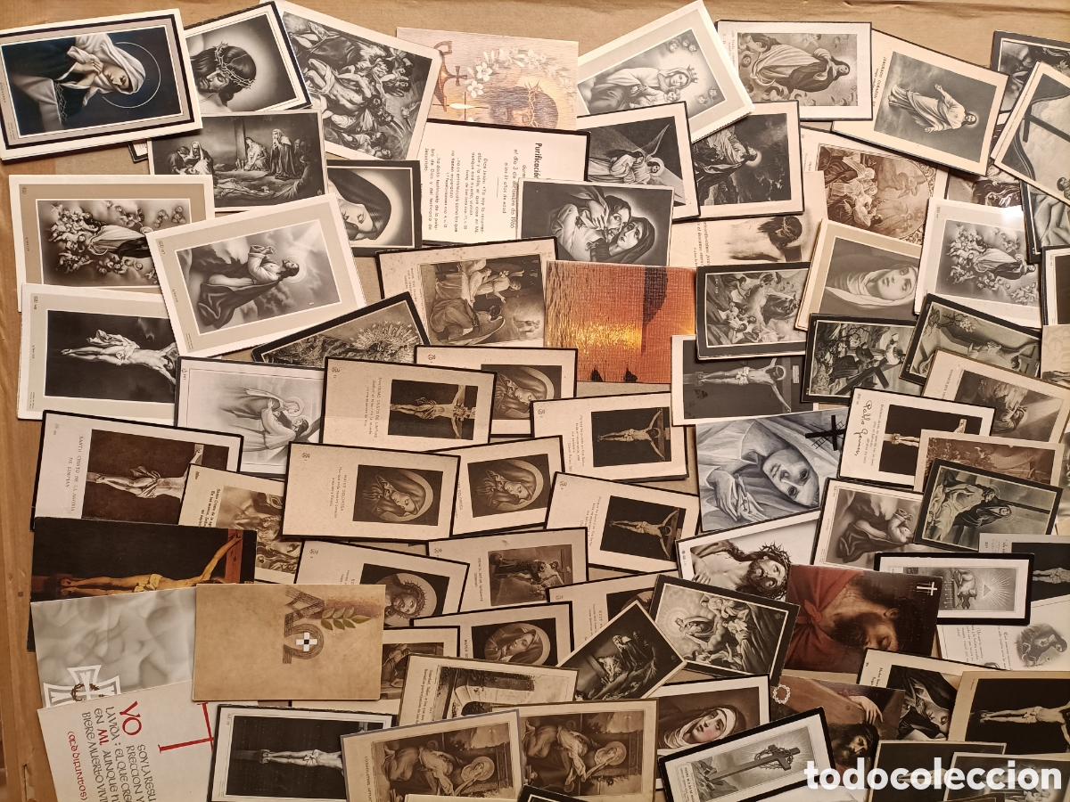 Postales: Lote de 184 recordatorio funerarios - Foto 4