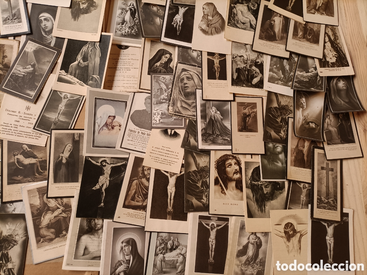 Postales: Lote de 184 recordatorio funerarios - Foto 5
