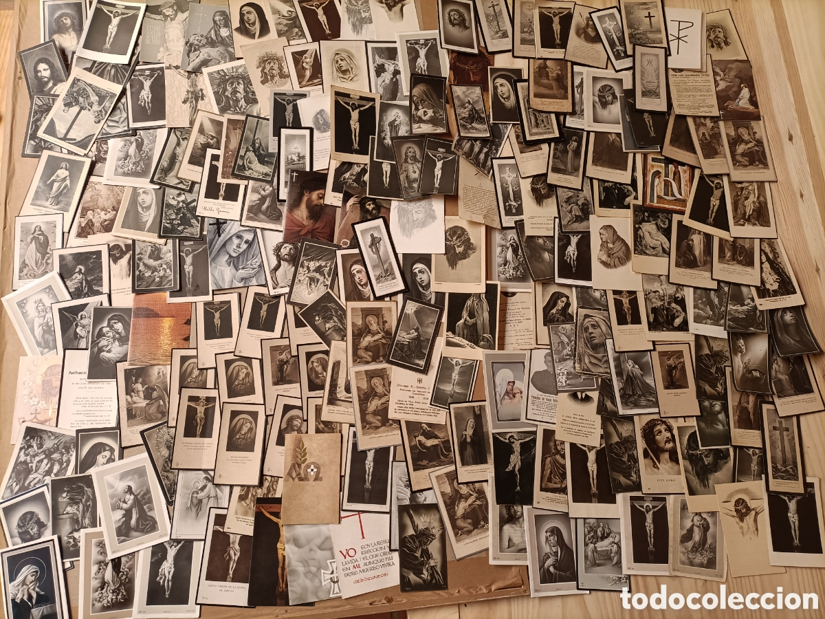 Postales: Lote de 184 recordatorio funerarios - Foto 1
