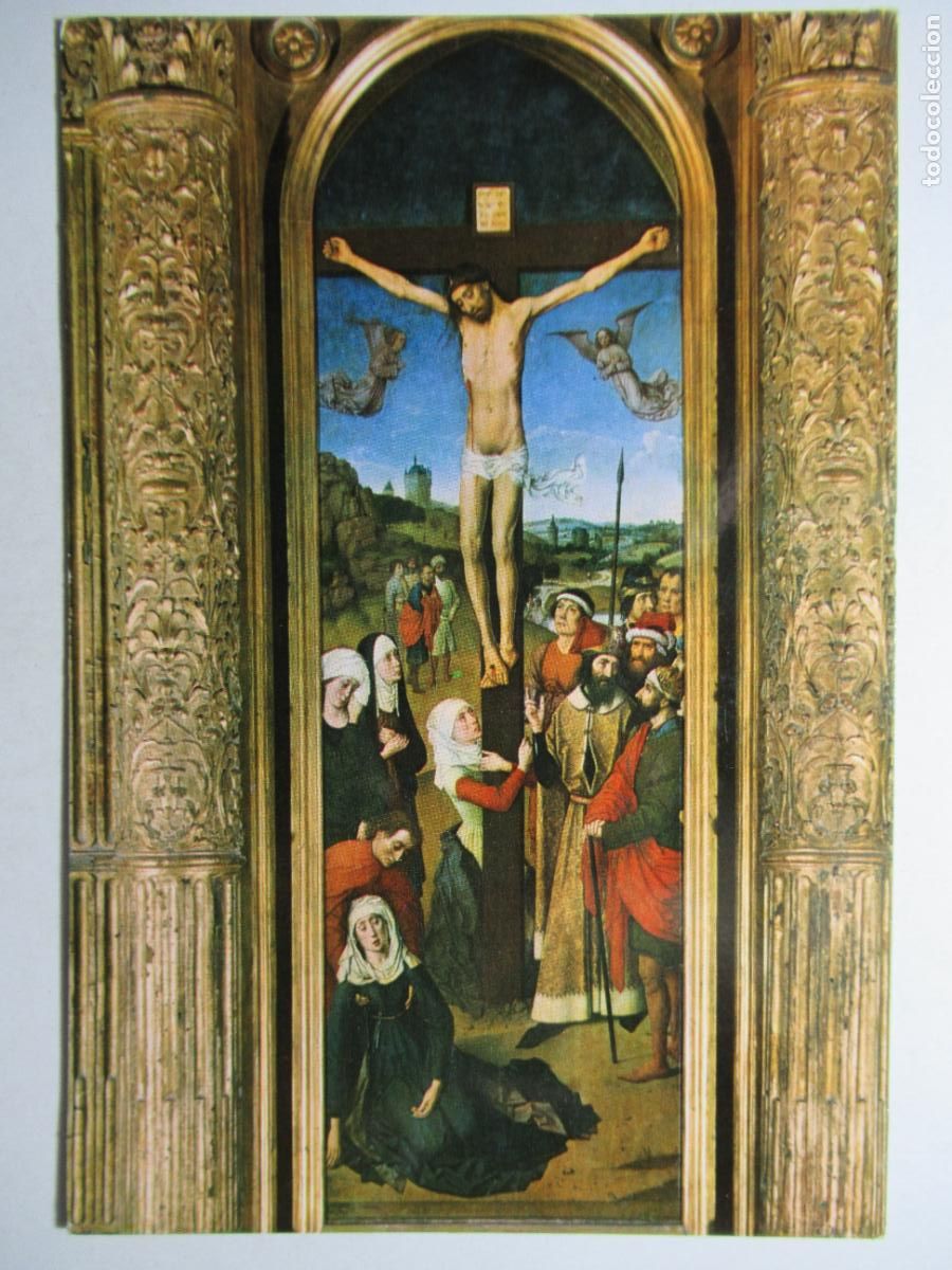 Postales: Granada - Capilla Real. Tr&iacute;ptico del Descendimiento de Dierick Bouts - Foto 1