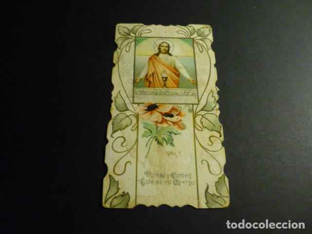 Postales: JESUS EUCARISTIA ANTIGUA ESTAMPA