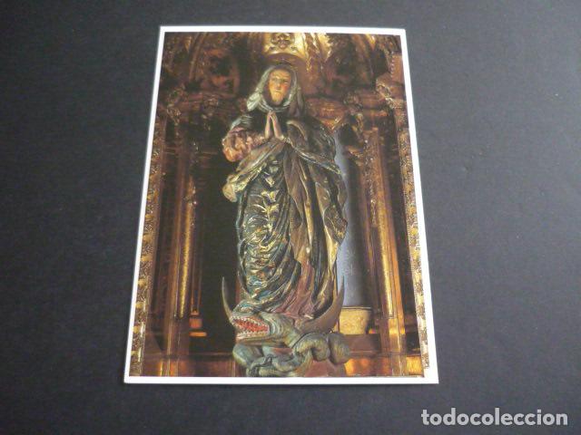 Postales: MONASTERIO DE SAMOS LUGO INMACULADA POSTAL - Foto 1