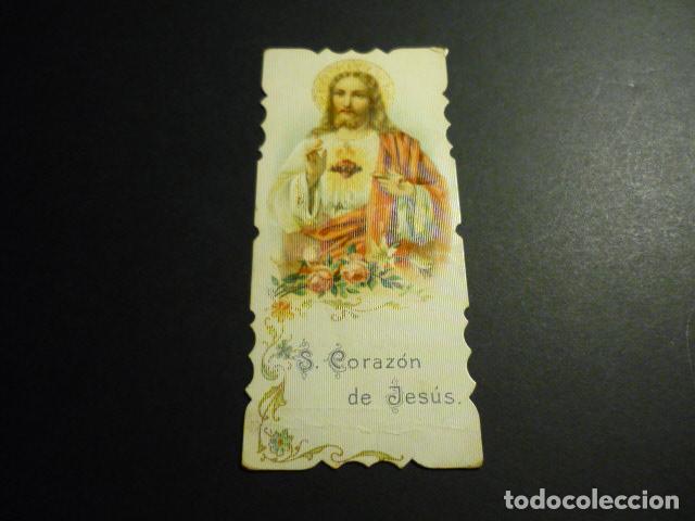 Postales: SAGRADO CORAZON DE JESUS ANTIGUA ESTAMPA CROMOLITOGRAFICA