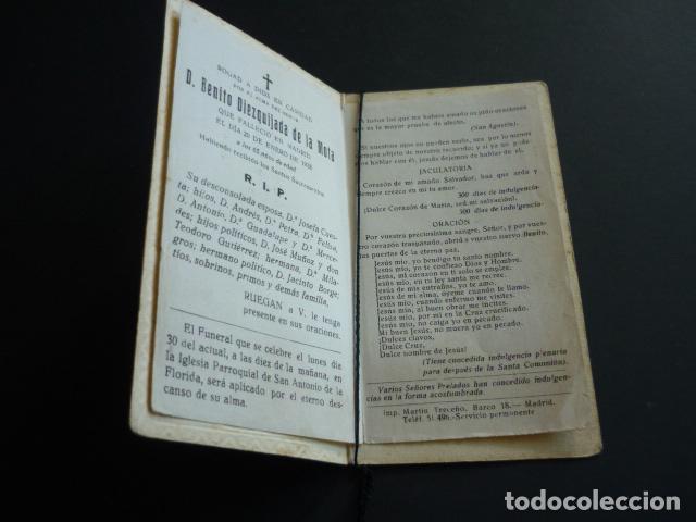 Postales: RECORDATORIO DEFUNCION MADRID 1928 - Foto 2