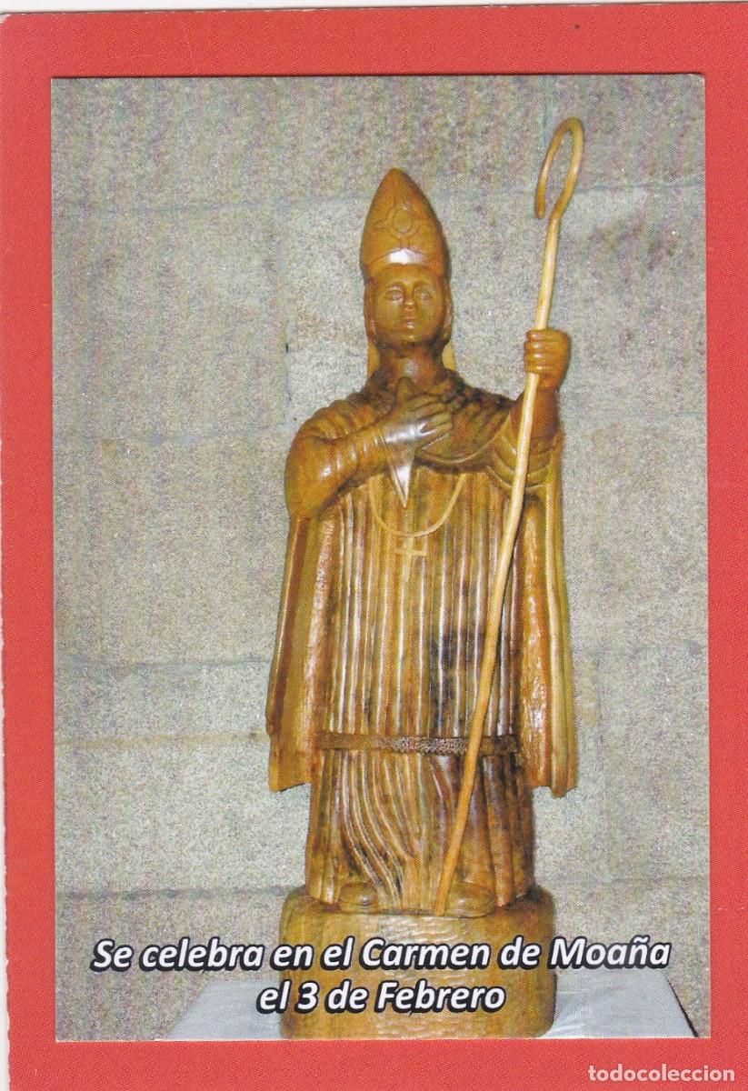 Postales: ESTAMPA SAN BLAS - ORACION HIMNO A SAN BLAS (REVERSO)