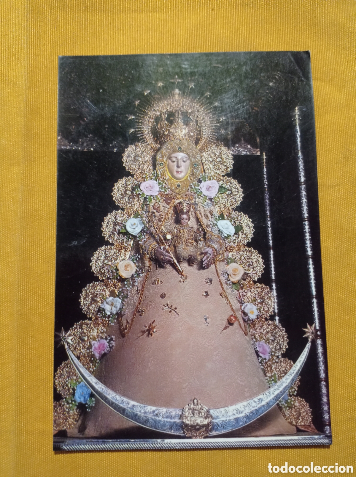 Postales: VIRGEN DEL ROCIO,ALMONTE,POSTAL 1987 - Foto 1
