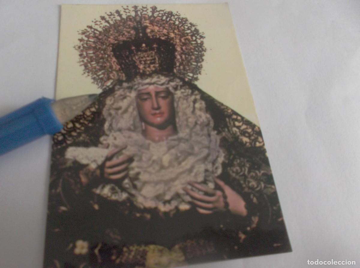 Postales: RECORDATORIO VIRGEN NTRA.SRA, DE LOS DOLORES. RIFA HDAD. UTRERA-SEVILLA A&Ntilde;O 1976