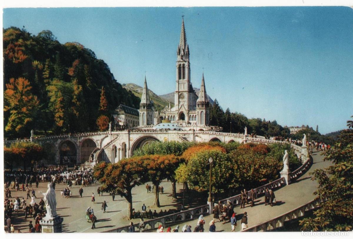 Postales: Lourdes-a&ntilde;os 70-circulada-