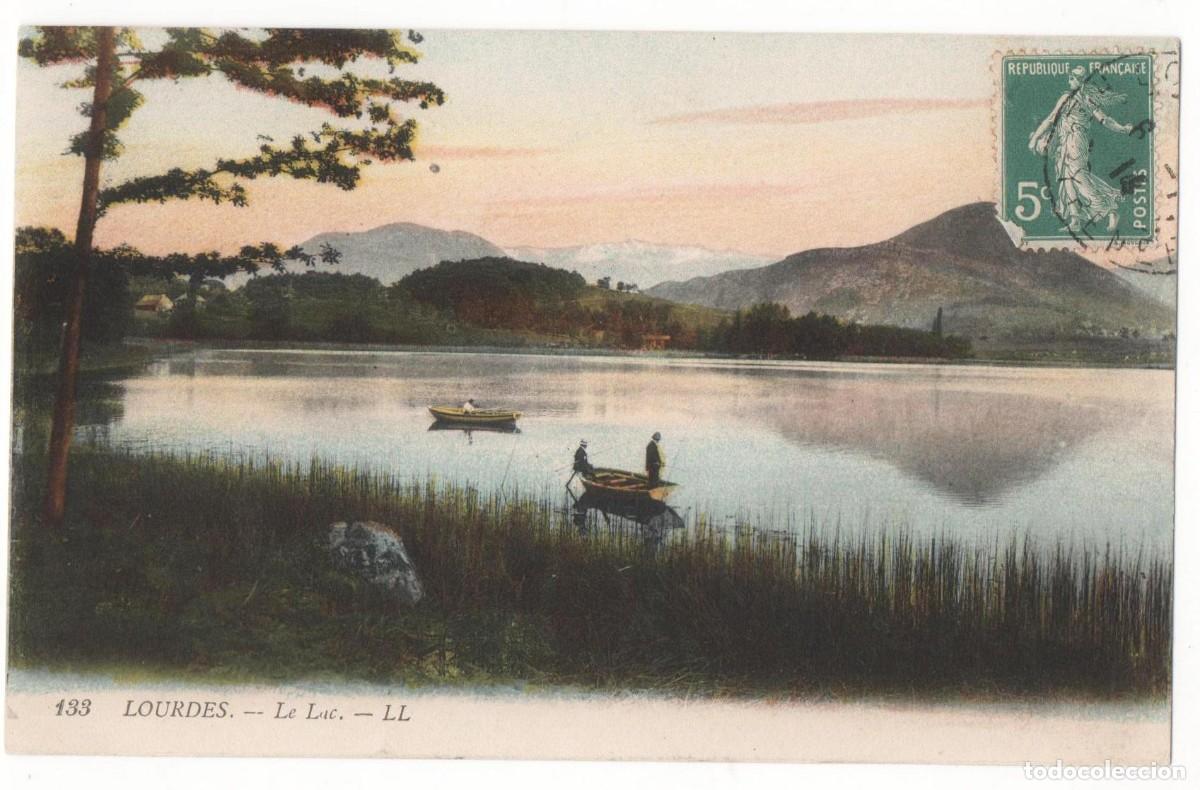 Cartoline: Lourdes-El Lago-principios de siglo-circulada-