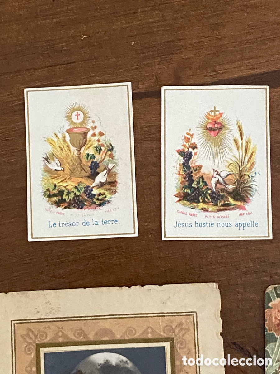 Postales: LOTE DE 11 ESTAMPAS DEVOCIONALES ANTIGUAS - Foto 2