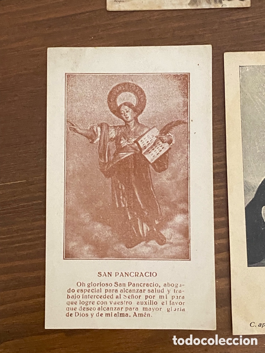 Postales: LOTE DE 11 ESTAMPAS DEVOCIONALES ANTIGUAS - Foto 8