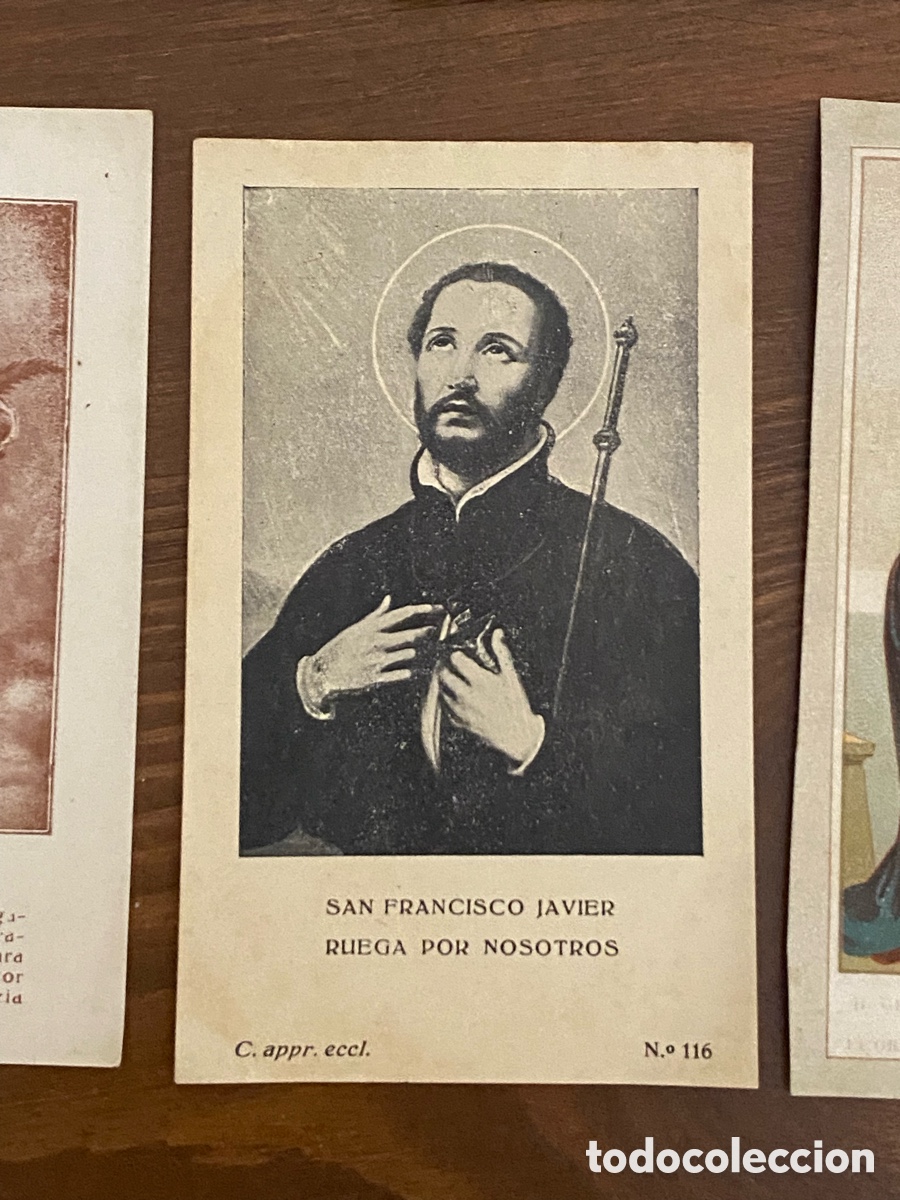 Postales: LOTE DE 11 ESTAMPAS DEVOCIONALES ANTIGUAS - Foto 9