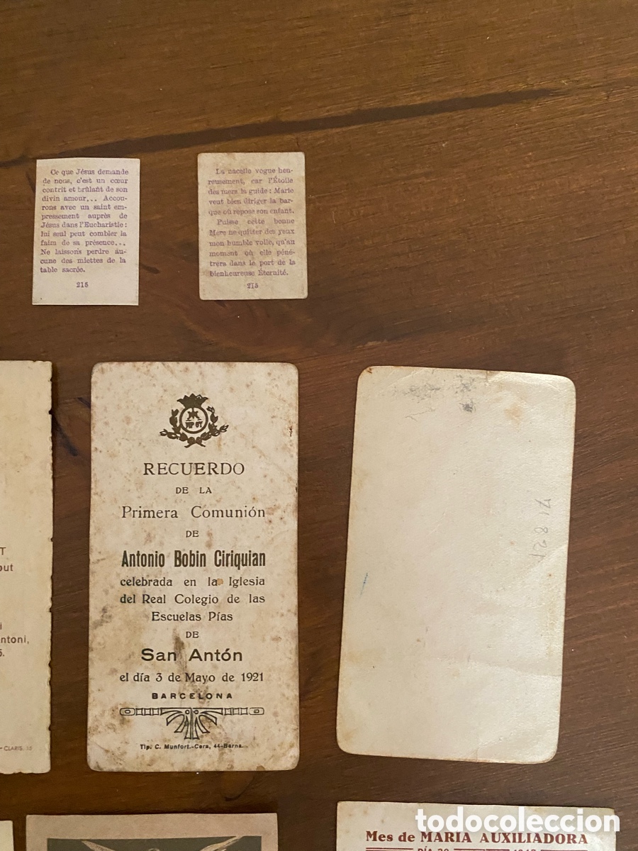 Postales: LOTE DE 11 ESTAMPAS DEVOCIONALES ANTIGUAS - Foto 14