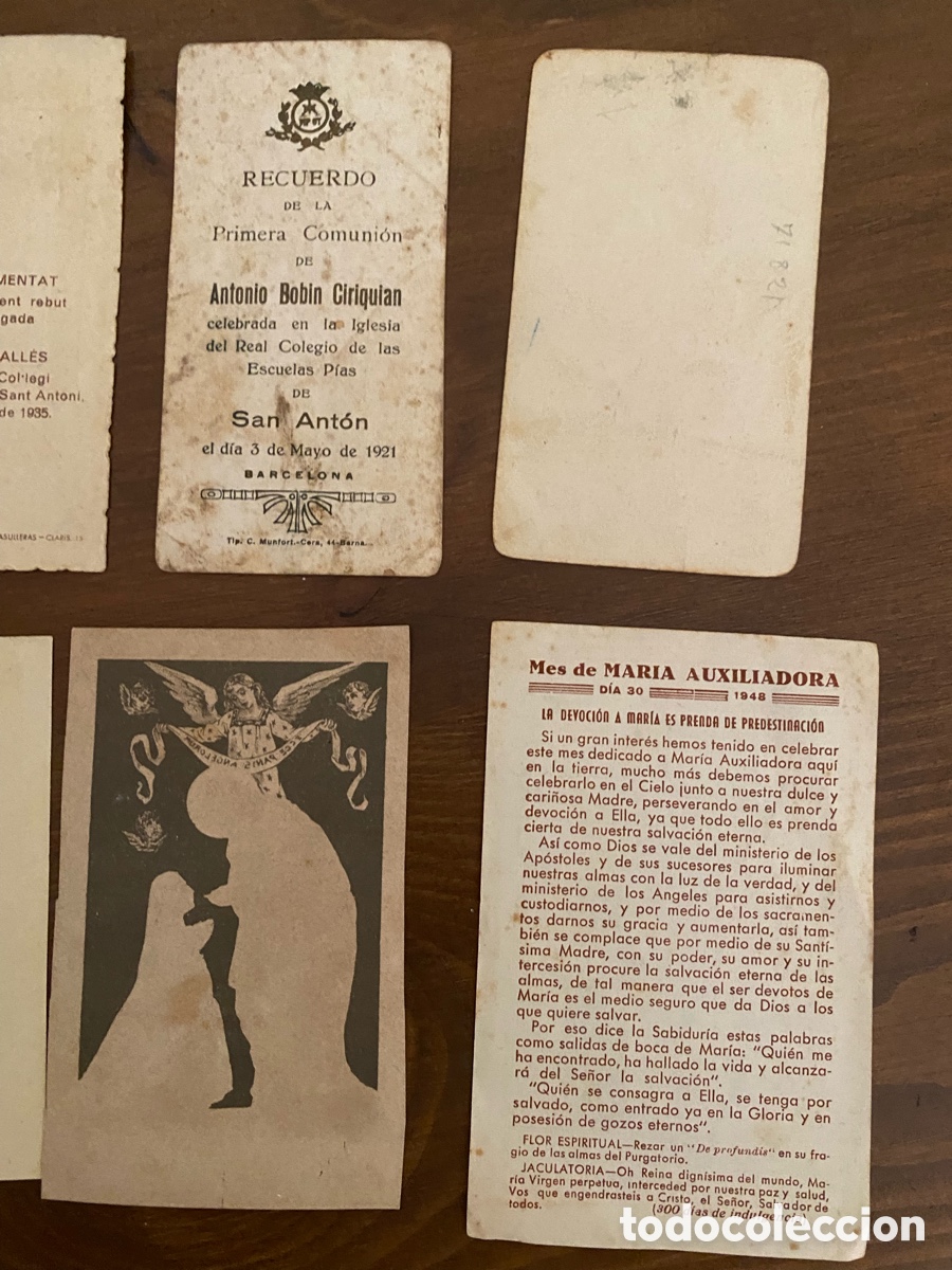 Postales: LOTE DE 11 ESTAMPAS DEVOCIONALES ANTIGUAS - Foto 16