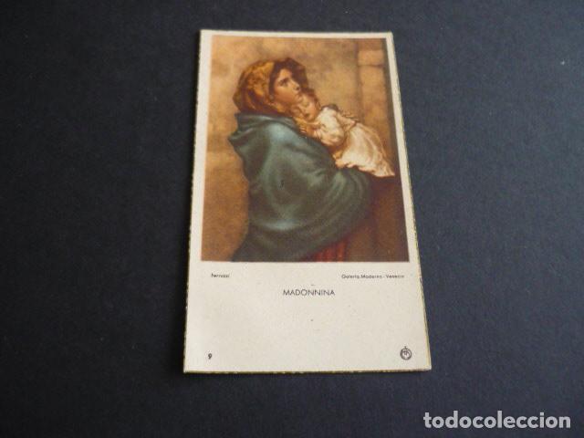 Cartoline: VIRGEN CON NI&Ntilde;O ANTIGUA ESTAMPA