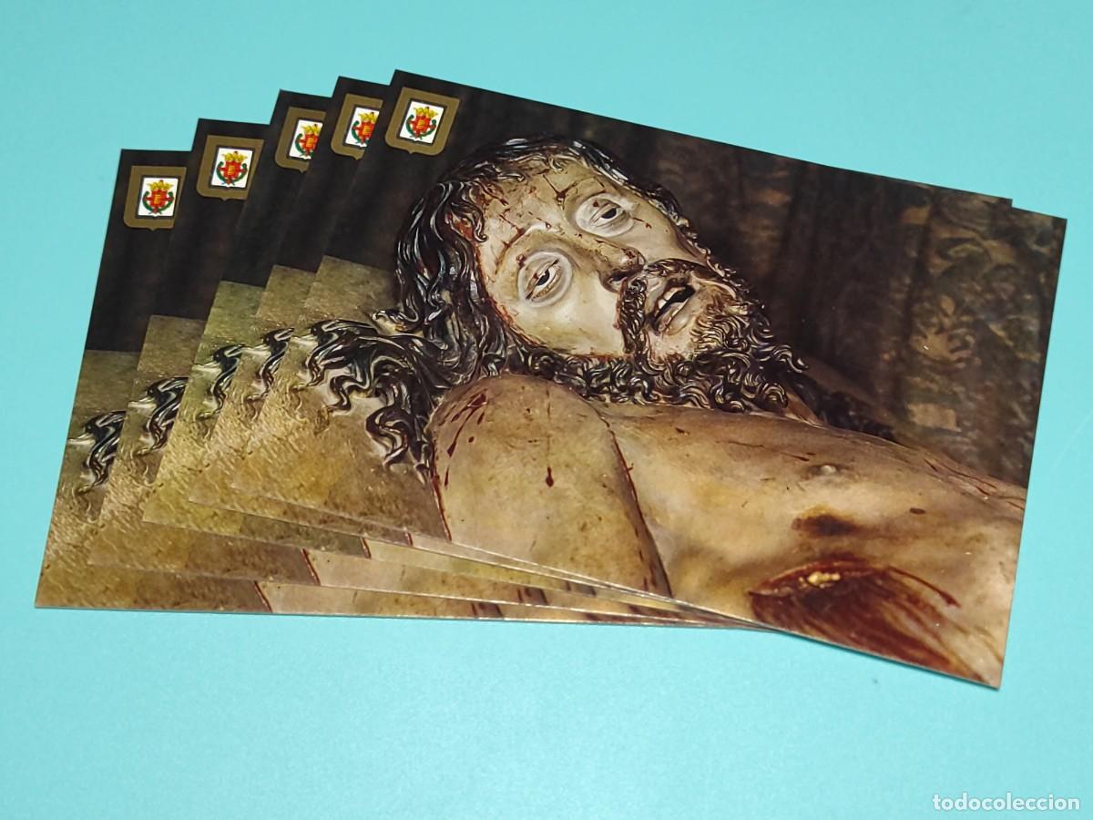 Postales: Valladolid, Lote 5 postales (SEMANA SANTA) N. 54 CRISTO YACENTE DE GREGORIO FERNÁNDEZ, Casanovas