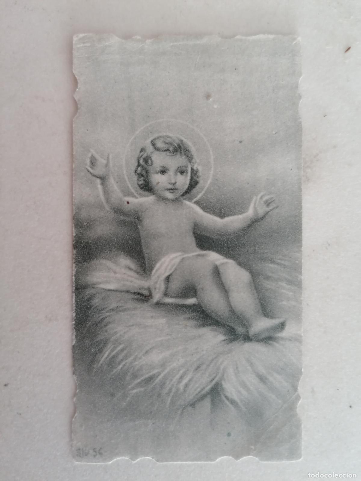Postales: ESTAMPA NI&Ntilde;O JESUS, MEDIDAS 4 X 7,5 CM