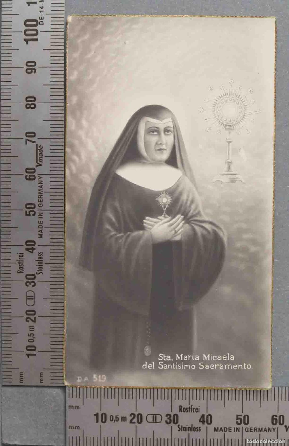 Postkarten: ESTAMPA. SANTA MARIA MICAEL DEL STMO SACRAMENTO.