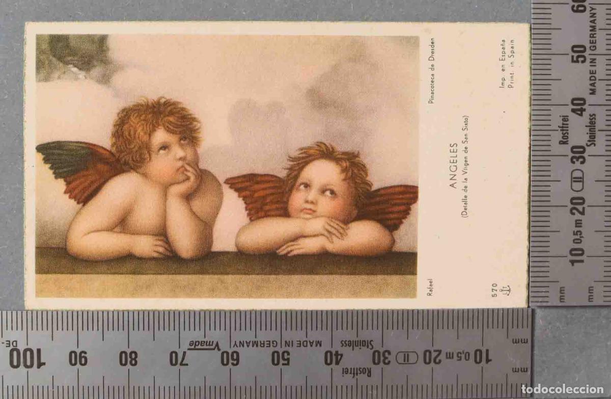 Postales: ESTAMPA. ANGELES. RAPHAEL - Foto 1