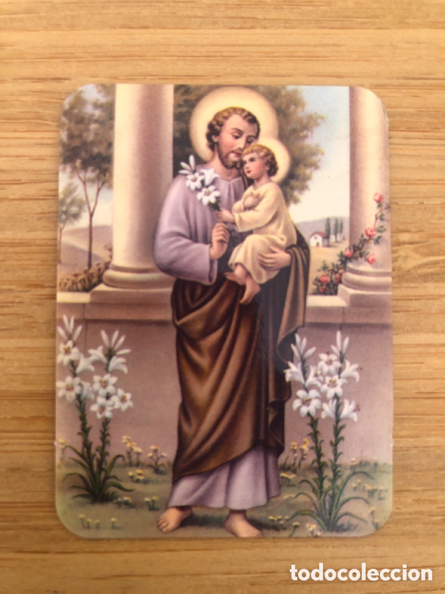 Postales: Peque&ntilde;a Estampa de Padre nuestro con oraci&oacute;n. AFA M-80. Medida: 4,5 x 6 cm. ASM