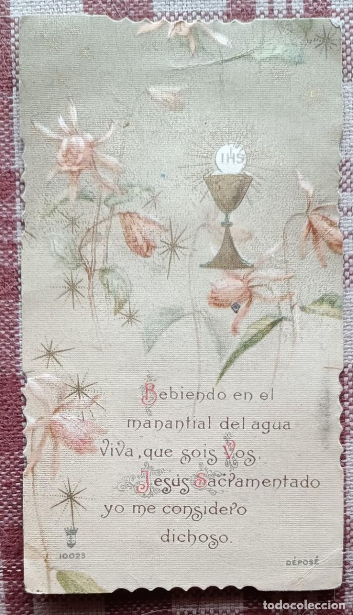 Postales: Recordatorio de Primera Comuni&oacute;n de Mayo de 1921 - Foto 1