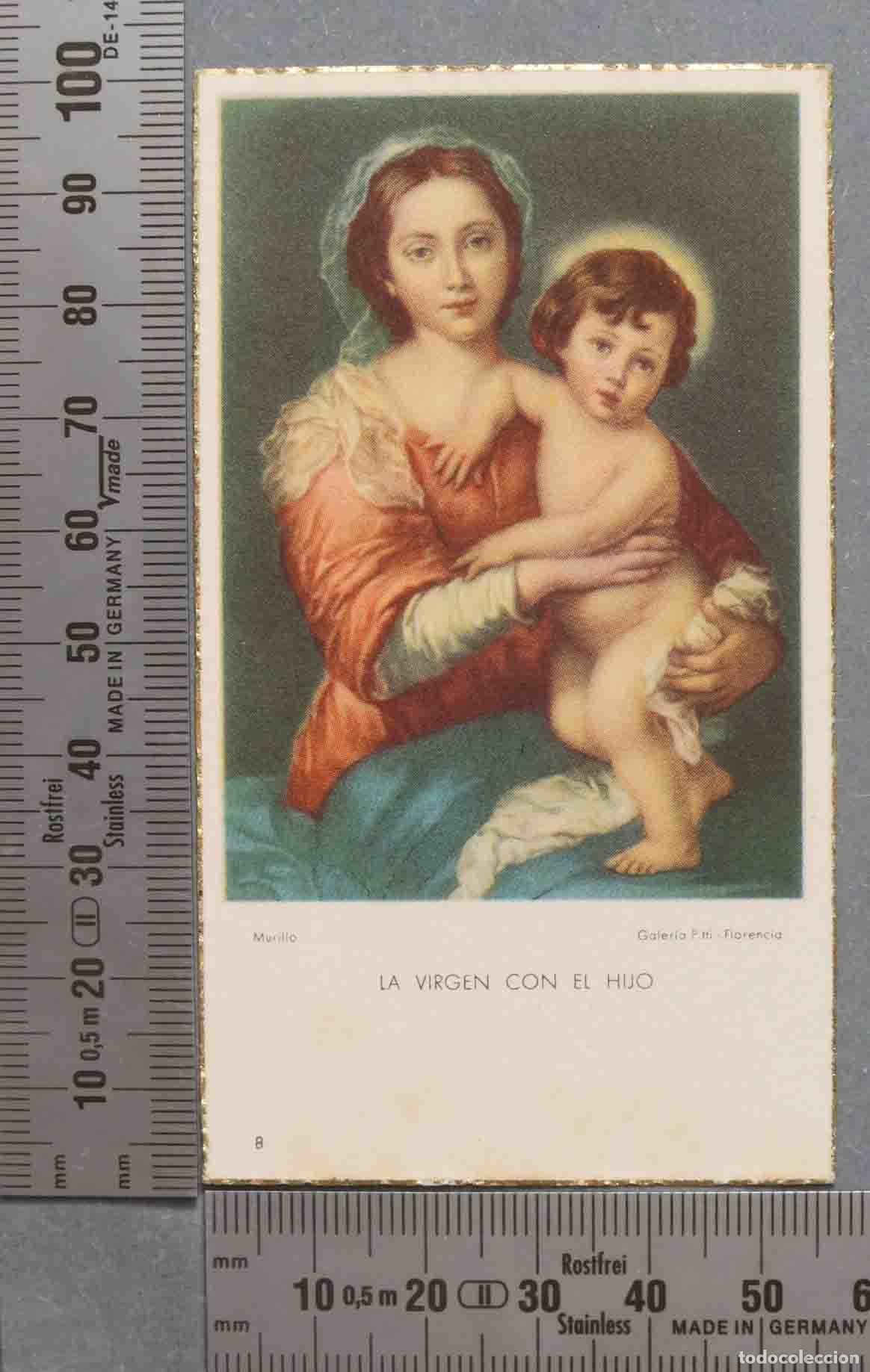 Postkarten: ESTAMPA. LA VIRGEN CON El HIJO