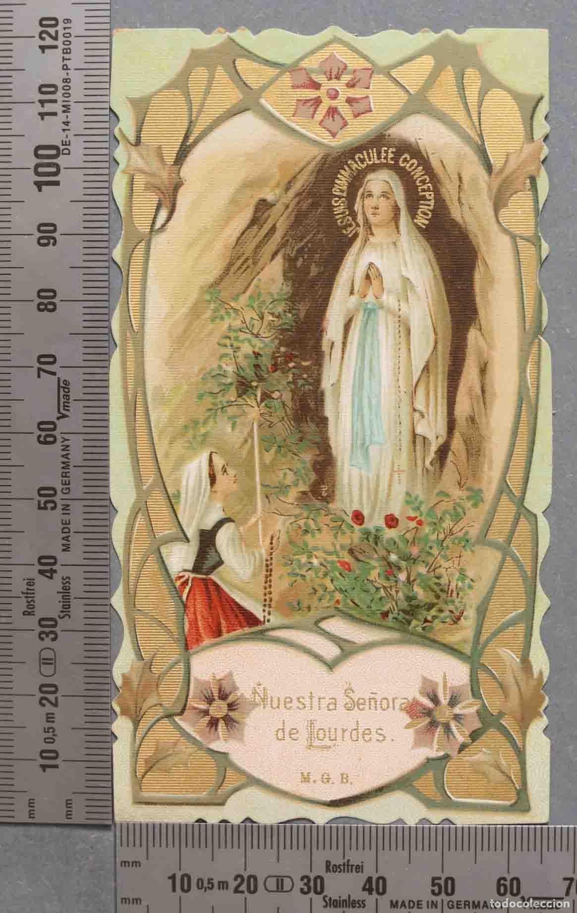 Postkarten: ESTAMPA. NRA SRA DE LOURDES. INSTITUCION DE SANTO TOMAS. JAEN 1911