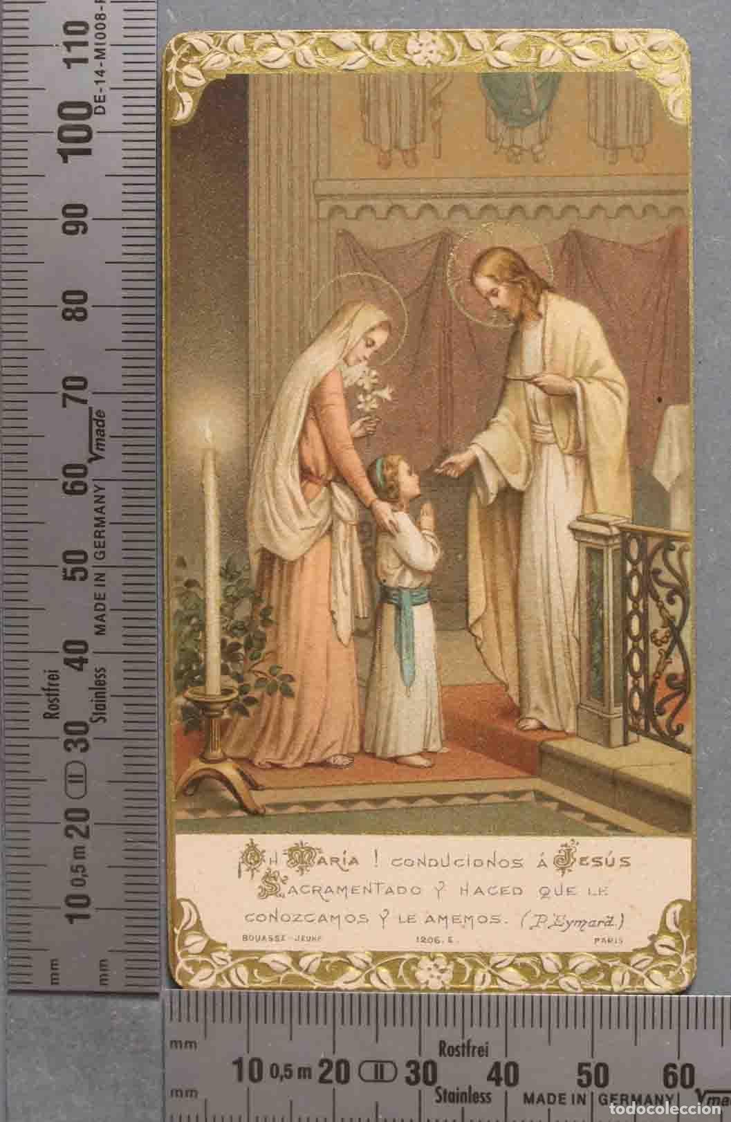 Cartes Postales: ESTAMPA. ALEGORIA COMUNION. BOUASSE JEUNE