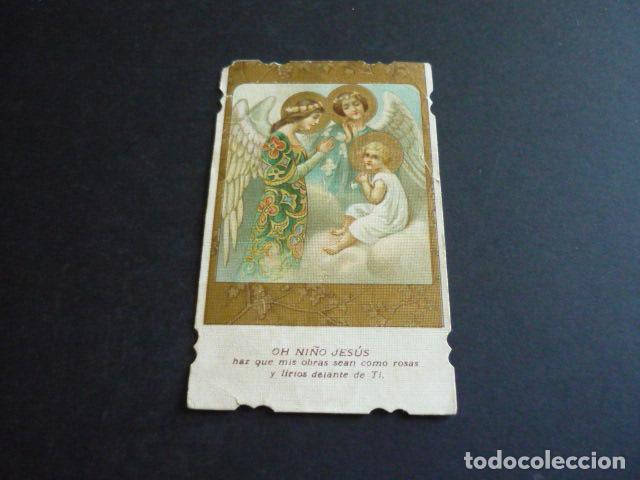 Cartoline: NI&Ntilde;O JESUS ANTIGUA ESTAMPA CROMOLITOGRAFICA
