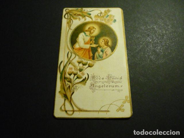 Postales: ECCE PANIS ANGELORUM ANTIGUA ESTAMPA