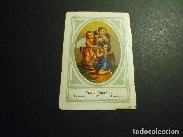 Postais: SIMBOLOS DE LA PASION PORTADOS POR ANGELES ANTIGUA ESTAMPA CROMOLITOGRAFICA