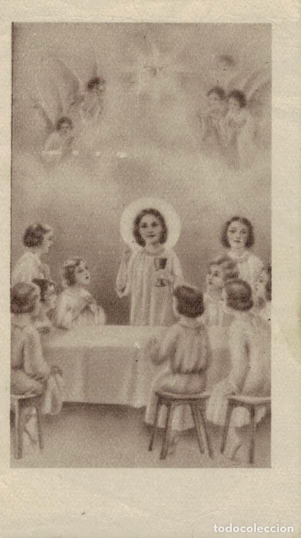 Postales: Estampa Ni&ntilde;o Jes&uacute;s Eucarist&iacute;a