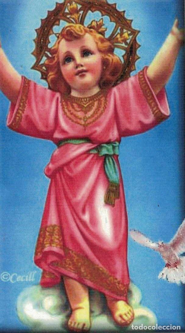 Postales: Recordatorio-Estampa Divino Ni&ntilde;o Jes&uacute;s