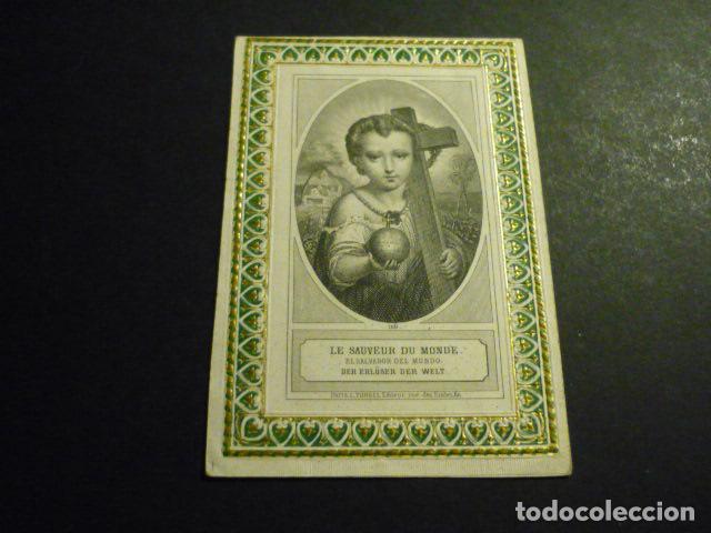 Cartoline: NI&Ntilde;O JESUS ANTIGUA ESTAMPA SIGLO XIX