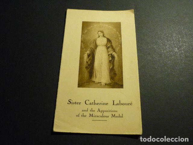 Cartes Postales: SANTA CATALINA LABOURE Y LA VIRGEN DE LA MEDALLA MILAGROSA ESTAMPA TRIPTICO