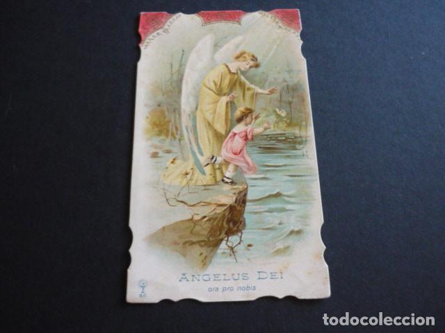 Postais: ANGEL DE LA GUARDA ANTIGUA ESTAMPA CROMOLITOGRAFICA