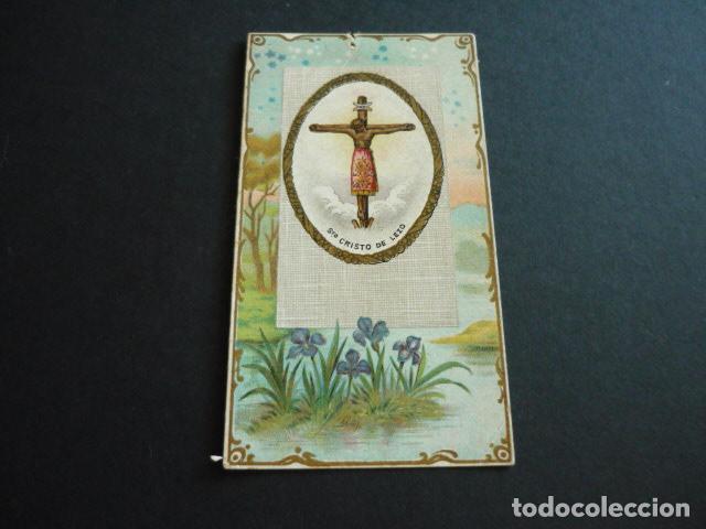 Postais: SANTO CRISTO DE LEZO ANTIGUA ESTAMPA CROMOLITOGRAFICA