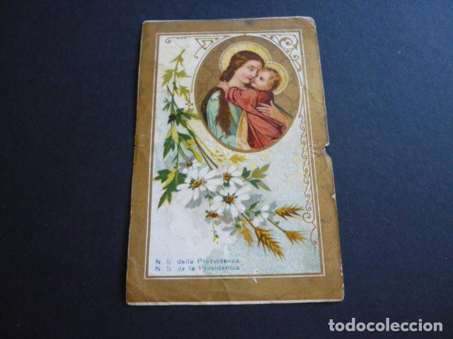 Postais: NUESTRA SE&Ntilde;ORA DEL BUEN CONSEJO ANTIGUA ESTAMPA CROMOLITOGRAFICA