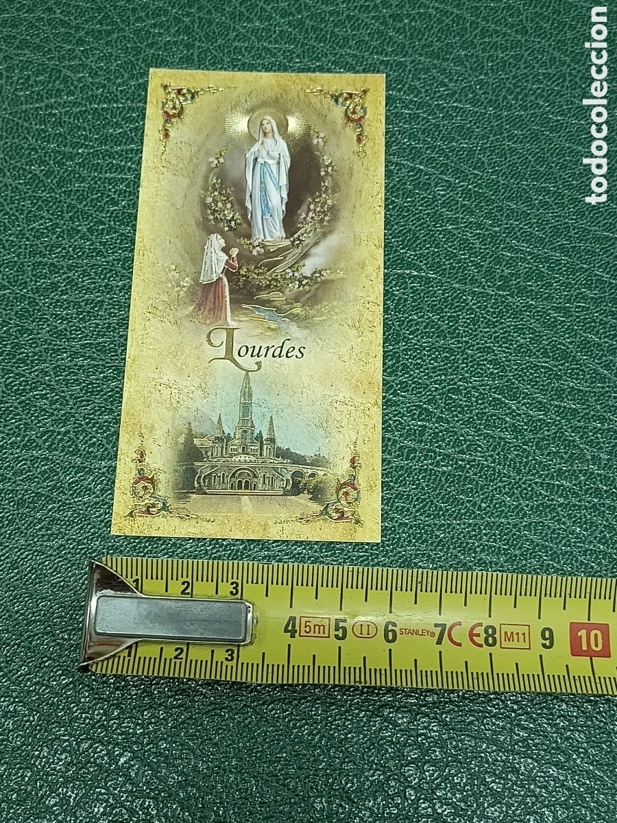 Postales: ESTAMPA DE LA VIRGEN DE LOURDES