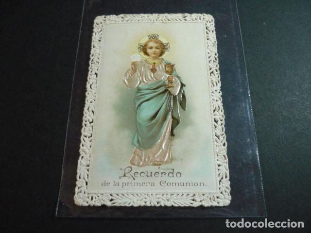 Postkarten: NI&Ntilde;O JESUS ANTIGUA ESTAMPA CALADA PUNTILLA