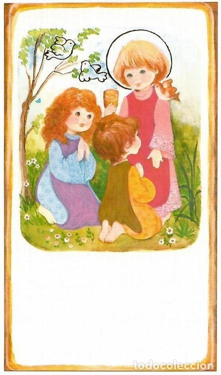 Postcards: Recordatorio Primera Comuni&oacute;n sin rellenar / Ni&ntilde;os - Campo - Pajarillo