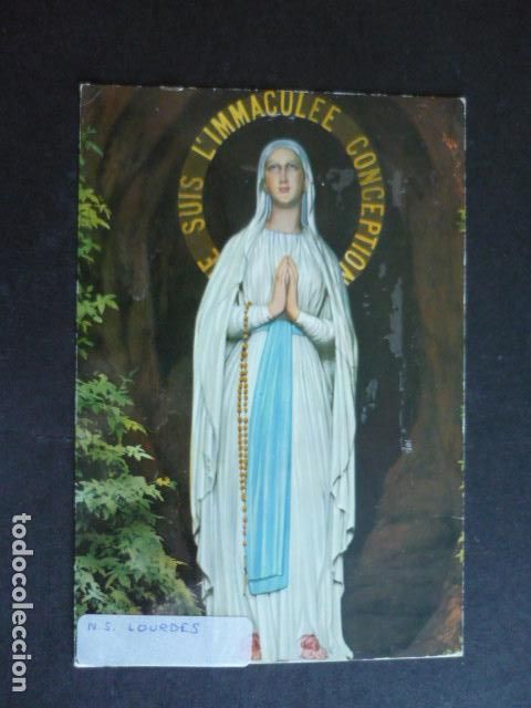 Postales: VIRGEN DE LOURDES POSTAL - Foto 1