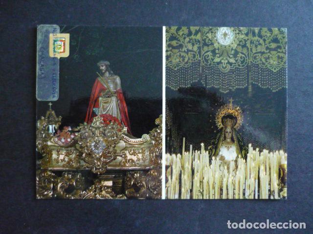 Cartes Postales: MALAGA SEMANA SANTA SANTO CRISTO CORONADO Y VIRGEN DE GRACIA Y ESPERANZA POSTAL